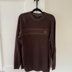 Boss Brown Long Sleeve Shirt